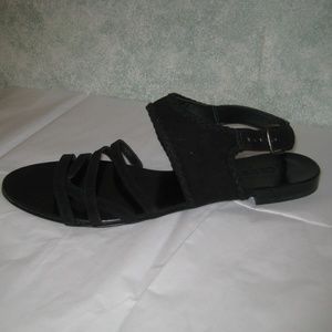 J. Crew Braidee Sandals Sz 9 Black $138 Style 3615